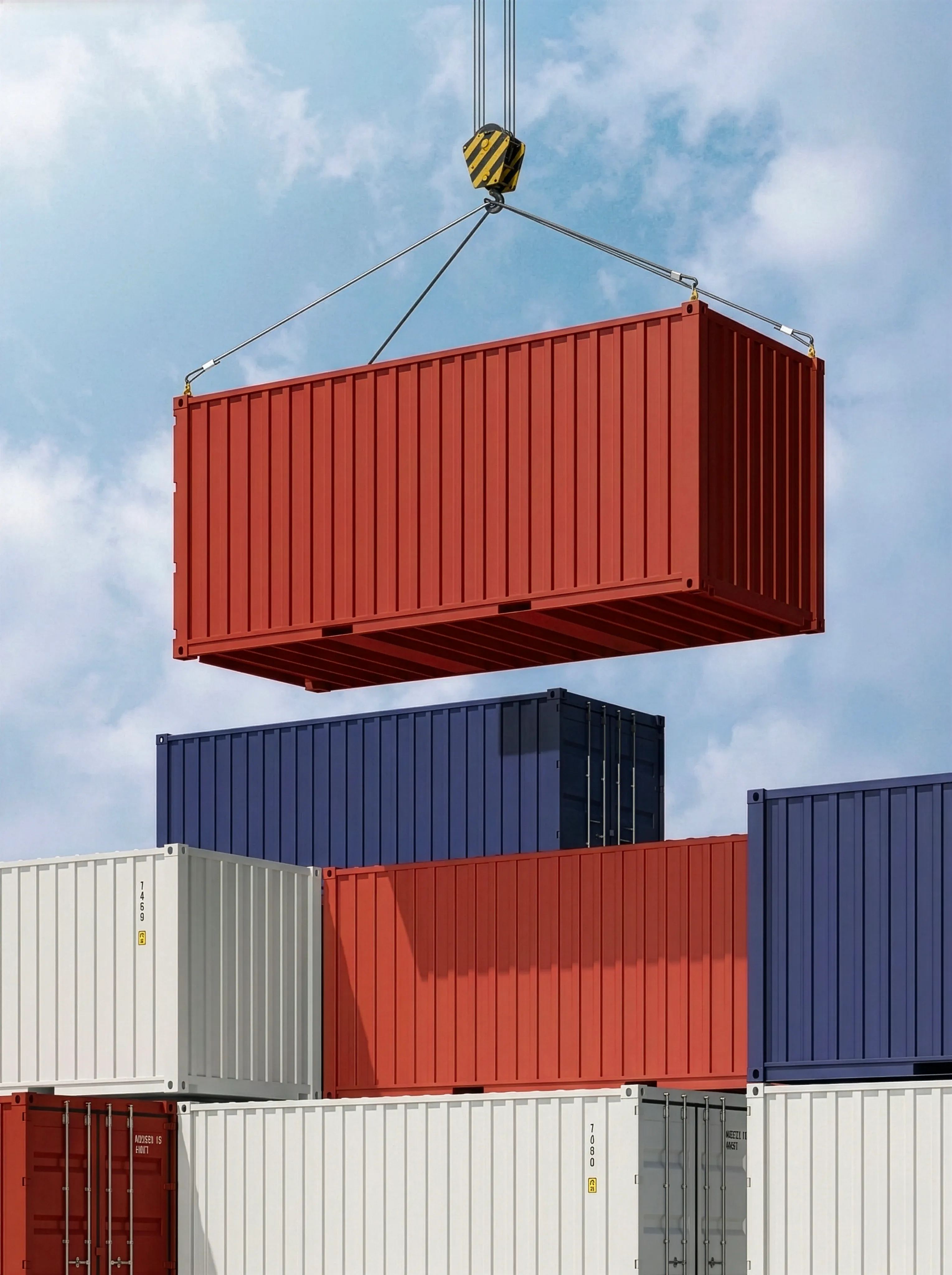 Conteneur logistique pour l'approvisionnement