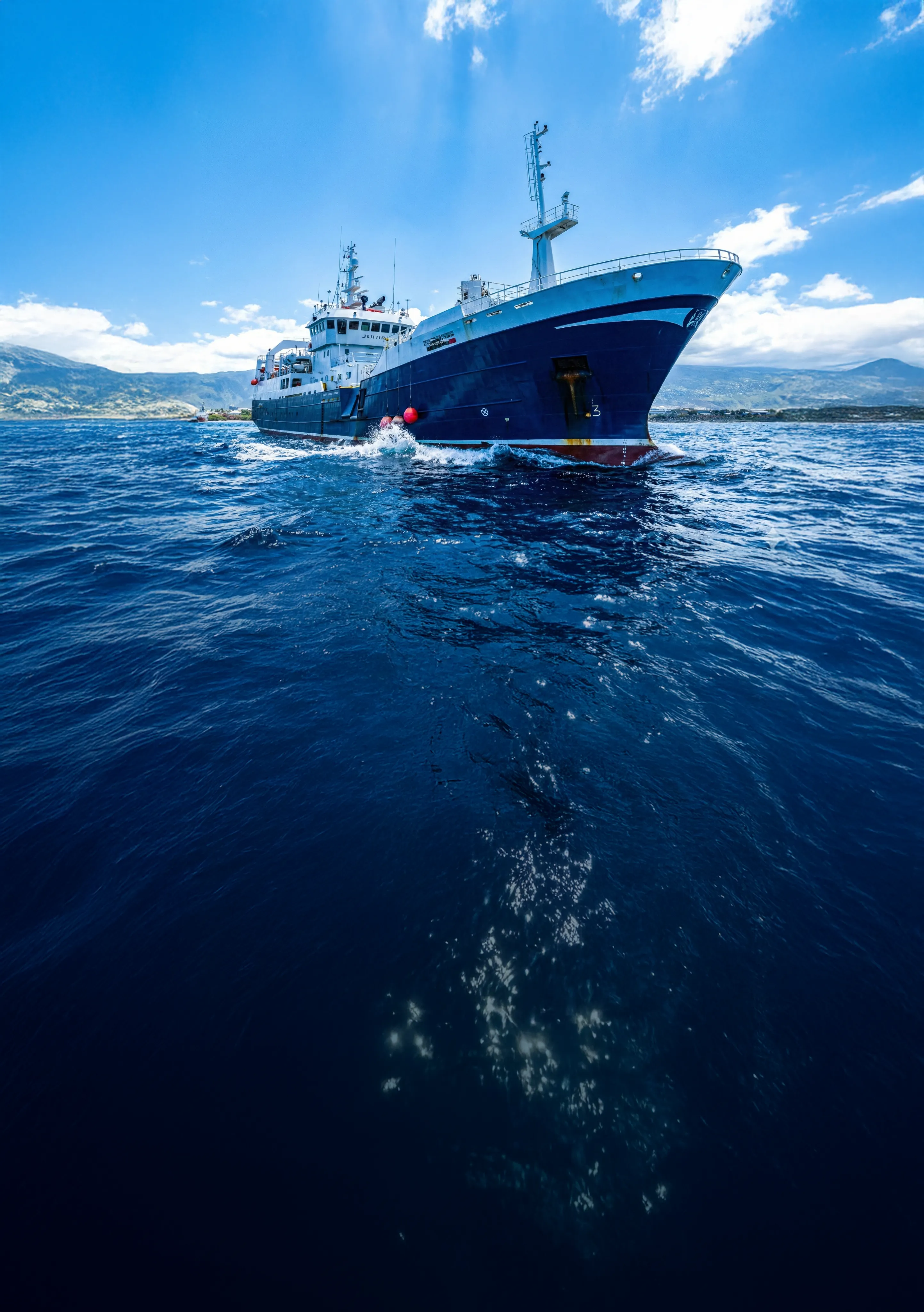 Navire Reunimer en mer