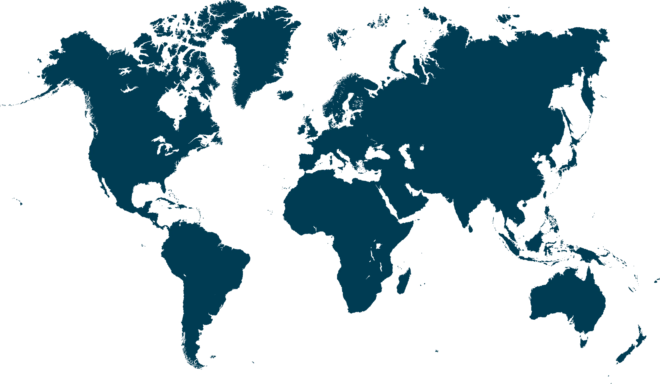 Carte du monde montrant les flux commerciaux du groupe Reunimer entre la France, Madagascar et La Réunion